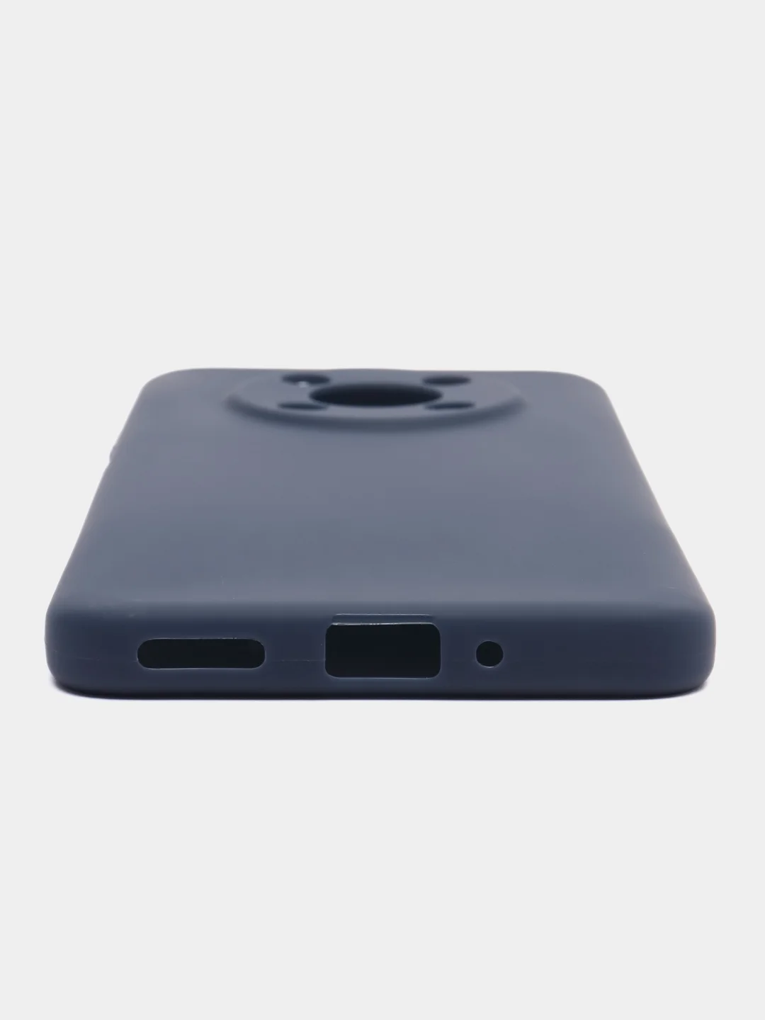 Синий чехол для Huawei Nova Y90, силиконовый, цветной, матовый, с защитой камеры