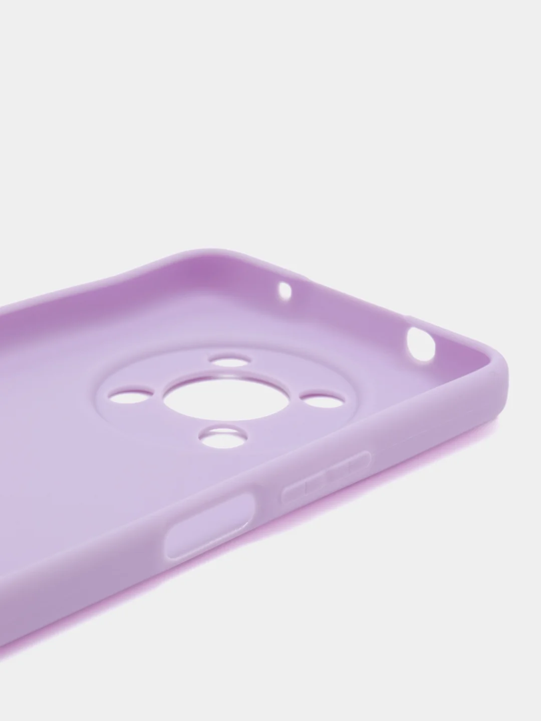 Сиреневый чехол для Huawei Nova Y90, силиконовый, цветной, матовый, с защитой камеры