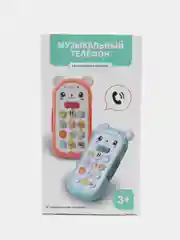 Красный детская развивающая игрушка мобильный, музыкальный телефон