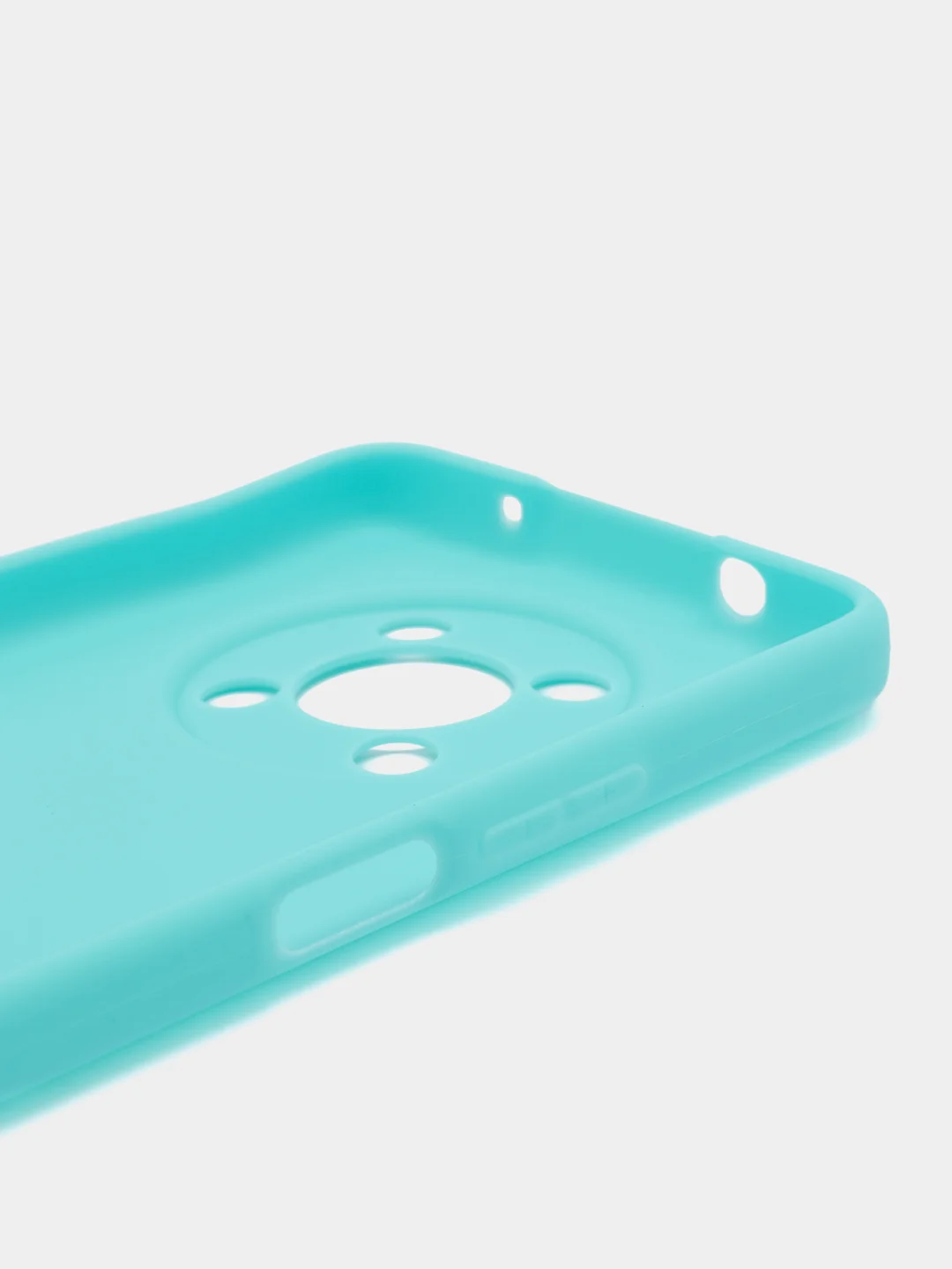 Бирюзовый чехол для Huawei Nova Y90, силиконовый, цветной, матовый, с защитой камеры