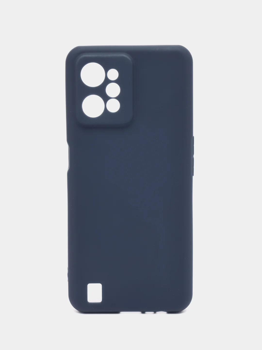 Синий чехол для Realme C31 силиконовый, с защитой камеры