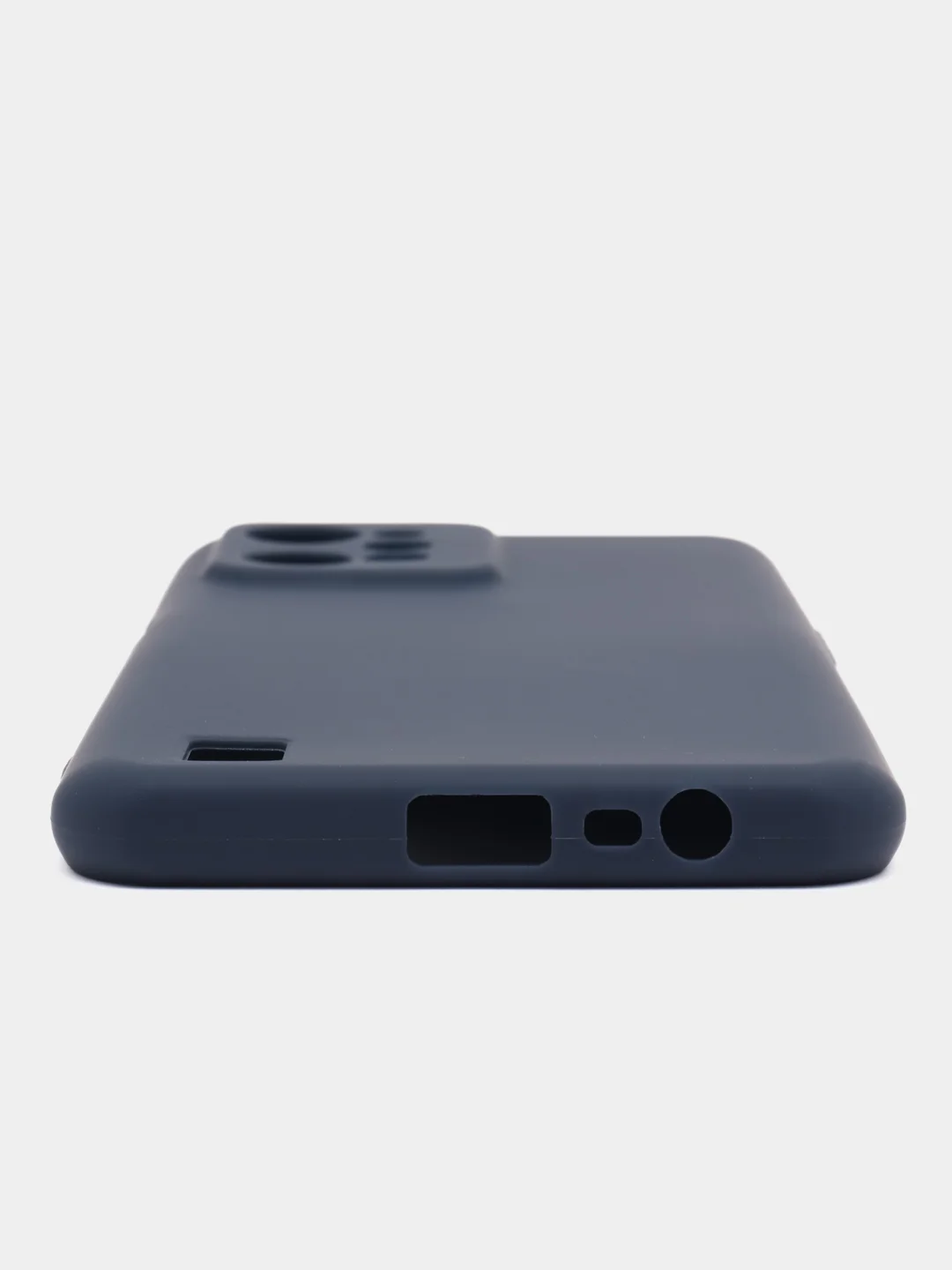 Синий чехол для Realme C31 силиконовый, с защитой камеры