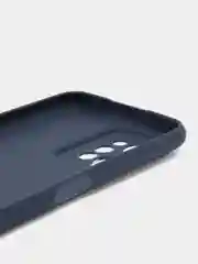 Синий чехол для Realme C31 силиконовый, с защитой камеры