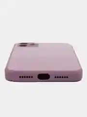 Аметистовый чехол для iPhone 11, силиконовый, со стеклянной панелью