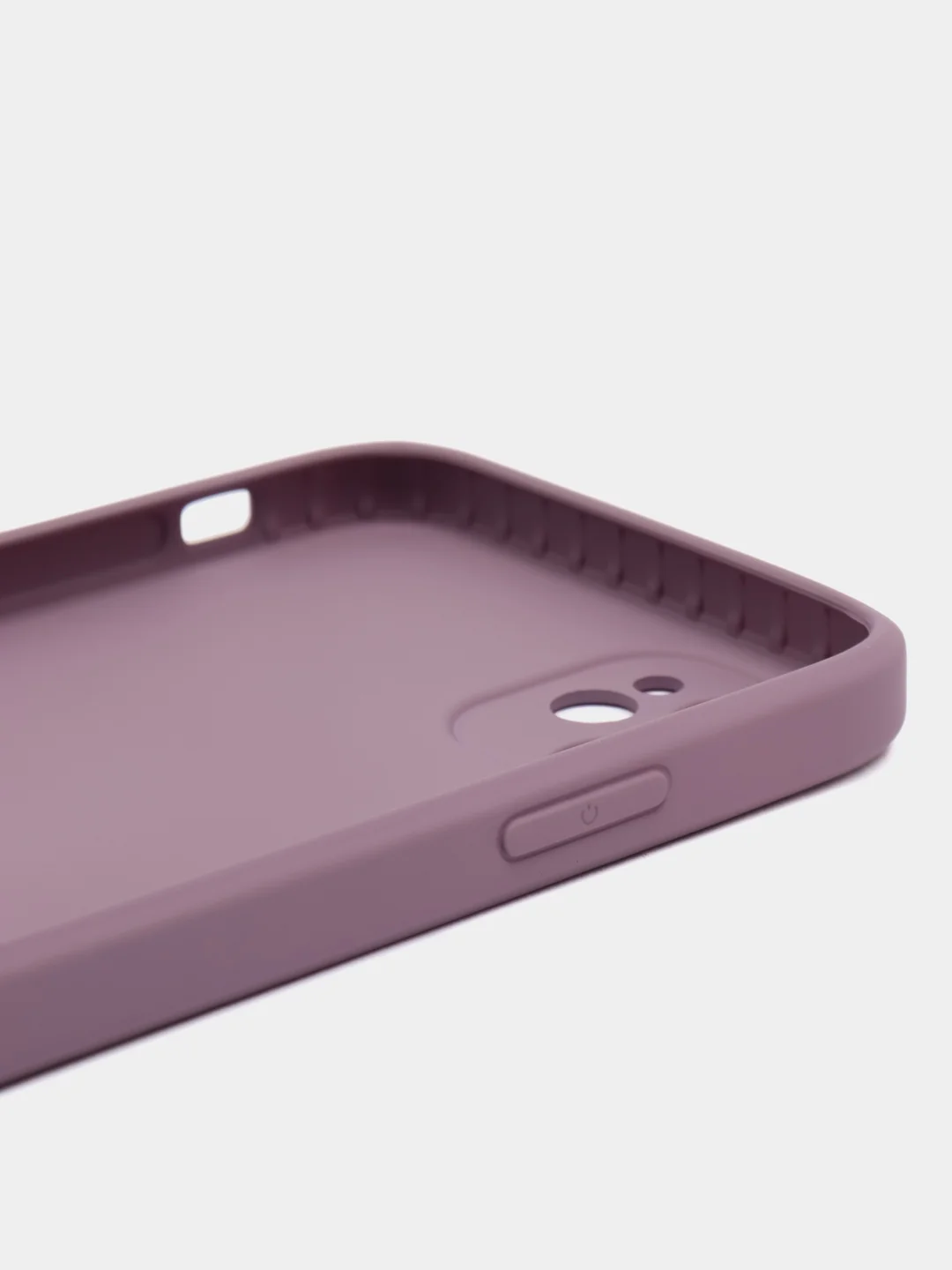Аметистовый чехол для iPhone 11, силиконовый, со стеклянной панелью