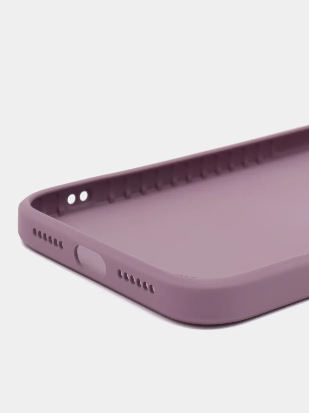 Аметистовый чехол для iPhone 11, силиконовый, со стеклянной панелью