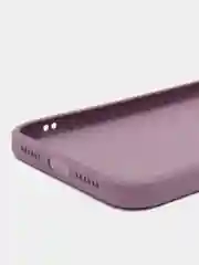 Аметистовый чехол для iPhone 11, силиконовый, со стеклянной панелью