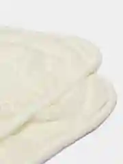 Белый детское полотенце с капюшоном