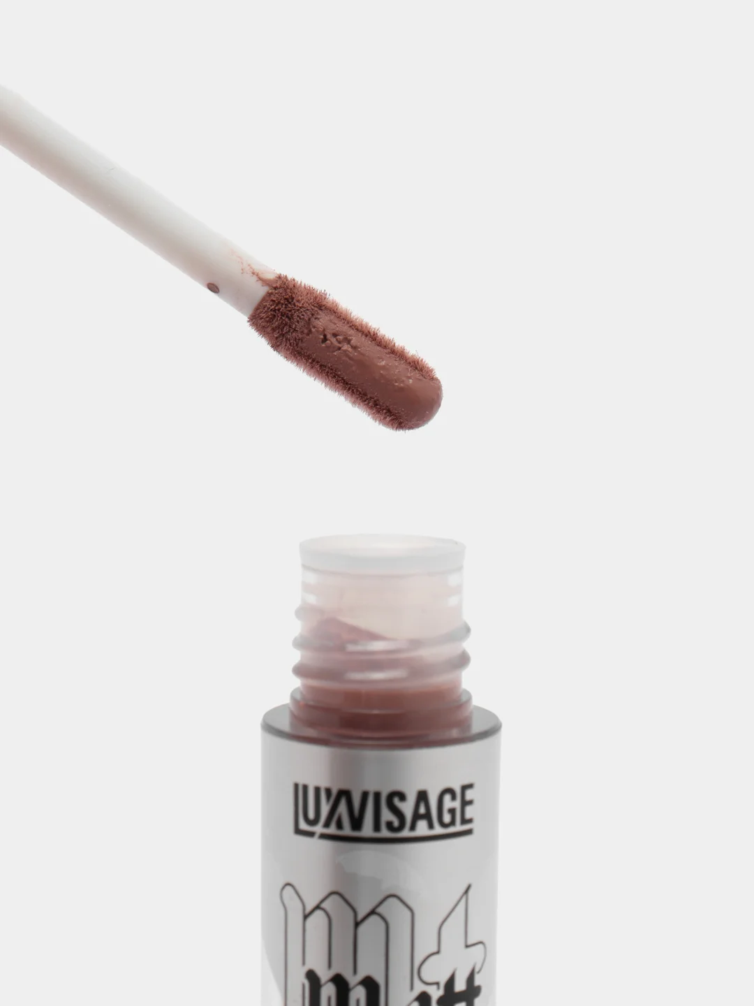 Светло-коричневый жидкие матовые тени для век Matt tint 12H Luxvisage (Люксвизаж), тон 106 Dusty Mauved