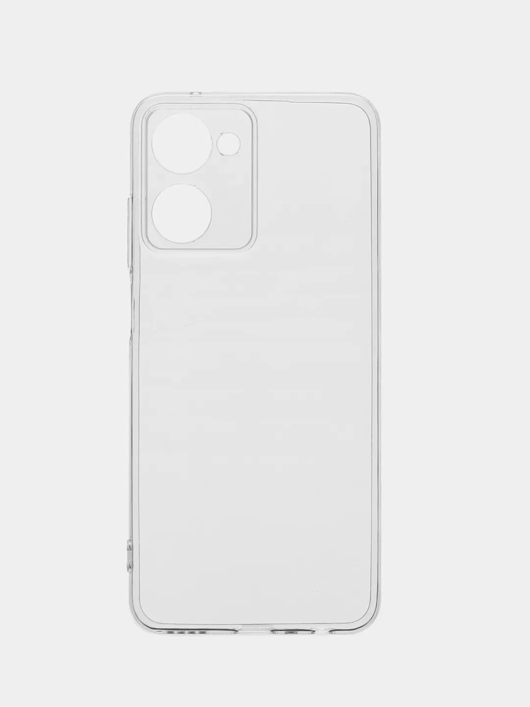 Прозрачный силиконовый чехол BROSCORP для Realme 10, с защитой камер и от прилипания