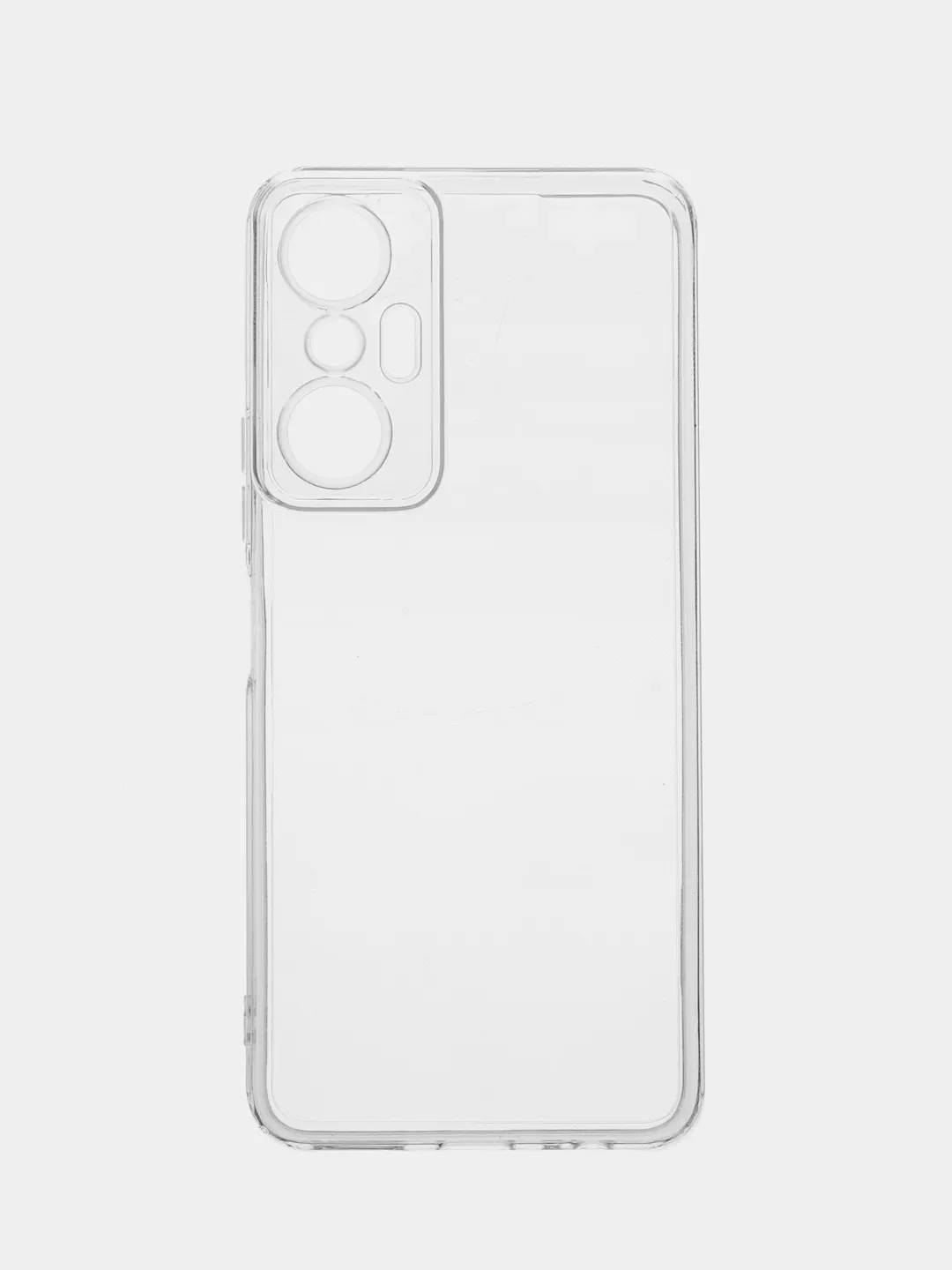 Прозрачный силиконовый чехол BROSCORP для Infinix Hot 20S, с защитой камер и от прилипания