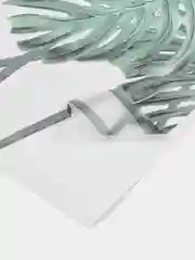 Лесной зеленый наклейка интерьерная на стену "Тропическая зелень"
