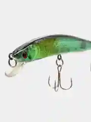 Лесной зеленый рыболовный воблер "Минноу" (Minnow), 9 см, 8 г, 5 цветов