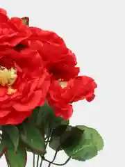Красный искусственные цветы "Камелии", "Пионы", букет