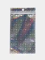 Серебряный упаковочные Zip-lock пакеты, с защелкой и подвесом