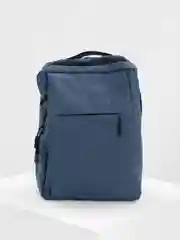 Синий рюкзак для ноутбука 15.6" с USB, водонепроницаемый, для учебы и документов, универсальный