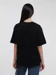 Белый женская футболка оверсайз SAYME с принтом, черная футболка под лосины, джинсы, 100% хлопок