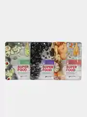 Набор тканевых масок SUPER FOOD EYENLIP, 3 штуки
