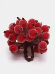 Красный ягодки на ветке, сахарные, 40 ягод