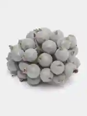 Серебряный ягодки на ветке, сахарные, 40 ягод