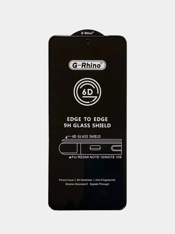 Защитное стекло G-Rhino Xiaomi Redmi Note 10/11/11T/Pro/Poco M4 Pro/M5/X4