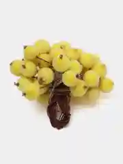 Желтый ягодки на ветке, сахарные, 40 ягод