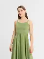 Лайм вечернее платье
