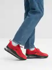 Красный кроссовки мужские, спортивные