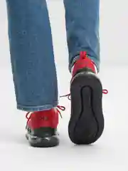 Красный кроссовки мужские, спортивные