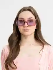 Лавандовый солнцезащитные очки, прозрачные