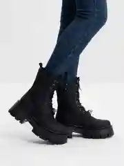Угольный ботинки женские весенние, осенние
