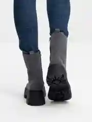 Серый ботинки женские весенние, осенние