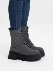 Серый ботинки женские весенние, осенние
