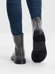 Желтый полусапожки резиновые женские