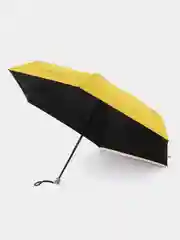 Желтый зонт складной, помещается в сумочку