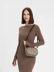 Бежевый меланж сумка женская, через плечо, из экокожи, 4 цвета