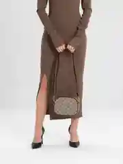 Бежевый меланж сумка женская, через плечо, из экокожи, 4 цвета