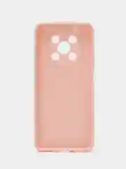 Розовый чехол для HUAWEI nova Y90 (Хуавей Нова у90), прозрачный
