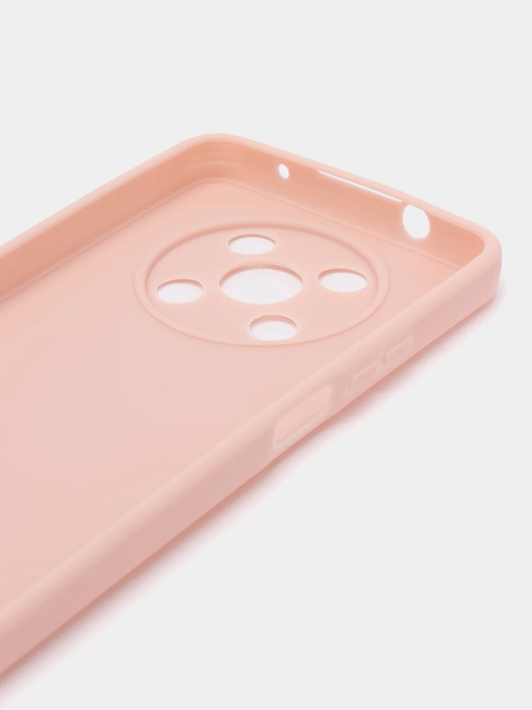 Розовый чехол для HUAWEI nova Y90 (Хуавей Нова у90), прозрачный