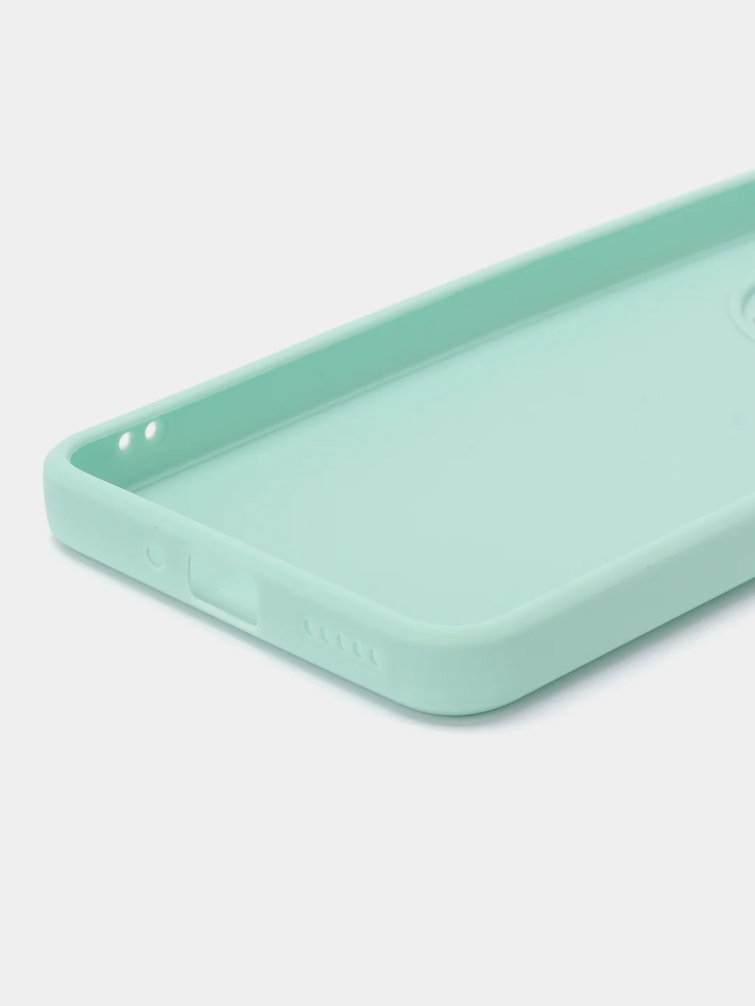 Бирюзовый чехол для HUAWEI nova Y90 (Хуавей Нова у90), прозрачный