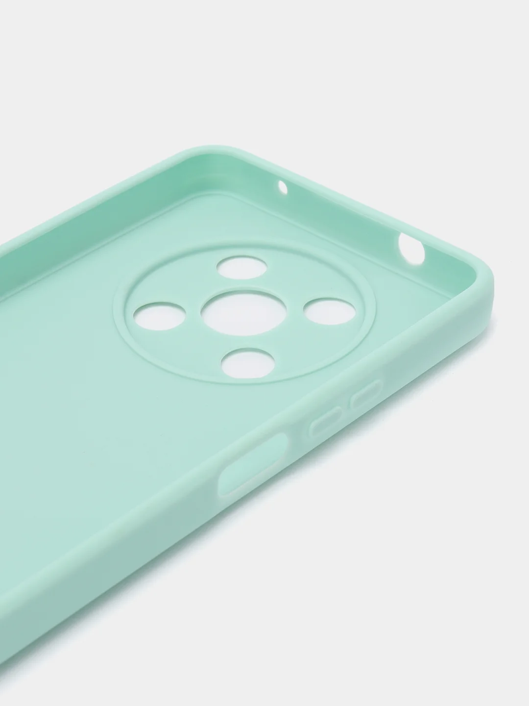 Бирюзовый чехол для HUAWEI nova Y90 (Хуавей Нова у90), прозрачный
