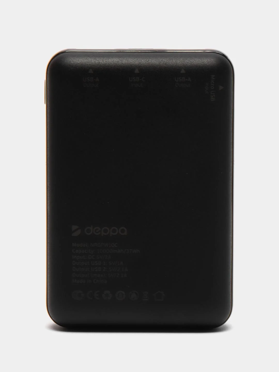 Внешний аккумулятор Deppa NRG Power, 10000 мAч