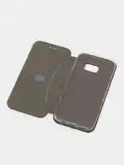 Черный чехол книжка Samsung Galaxy S7 Edge (Самсунг Галакси С7 Эдж)