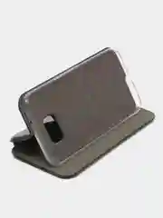 Черный чехол книжка Samsung Galaxy S7 Edge (Самсунг Галакси С7 Эдж)