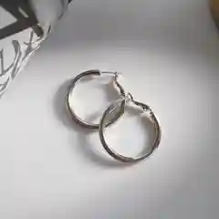 Серебряный серьги-кольца в винтажном стиле, сережки женские, гвоздики