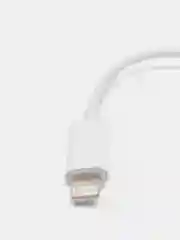 Белый переходник Lightning - AUX для наушников, 3.5 мм mini jack