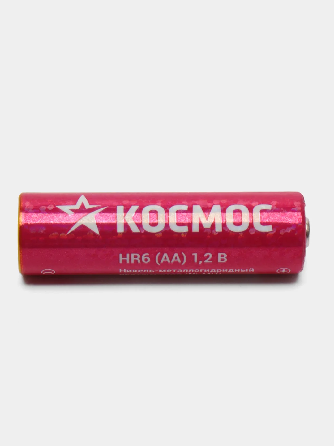 Перезаряжаемые аккумуляторные батареи "КОСМОС" R03 AAA, 1100MAh/R6, AA 2800MAh, 2 штуки