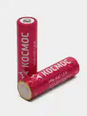 Перезаряжаемые аккумуляторные батареи "КОСМОС" R03 AAA, 1100MAh/R6, AA 2800MAh, 2 штуки