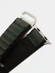 Лесной зеленый тканевый ремешок для Apple Watch 38 / 40 / 41, 42 / 44 / 45 / 49 мм