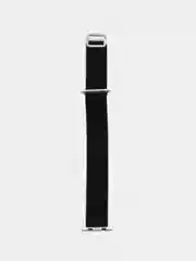 Черный тканевый ремешок для Apple Watch 38 / 40 / 41, 42 / 44 / 45 / 49 мм